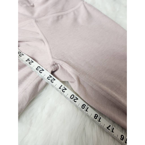 New Balance Womens Leggings Pants Pink High Rise Stretch Pull On Workout M - Picture 5 of 6